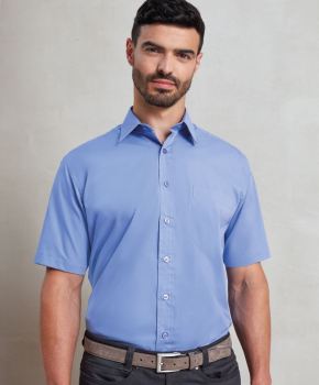 PR202 kurzärmeliges Hospitality-Hemd, Popelin