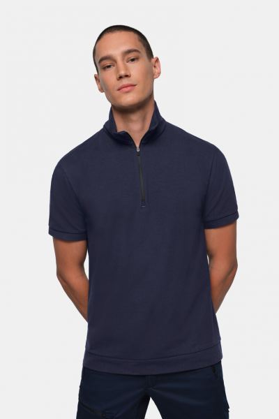 HAKRO Zip-Shirt Piqué MIKRALINAR® ECO