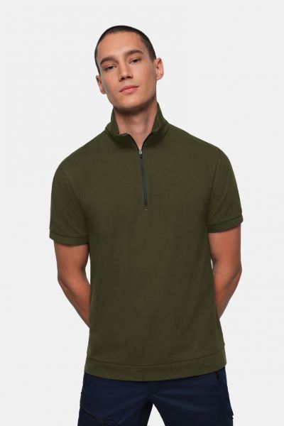 HAKRO Zip-Shirt Piqué MIKRALINAR® ECO